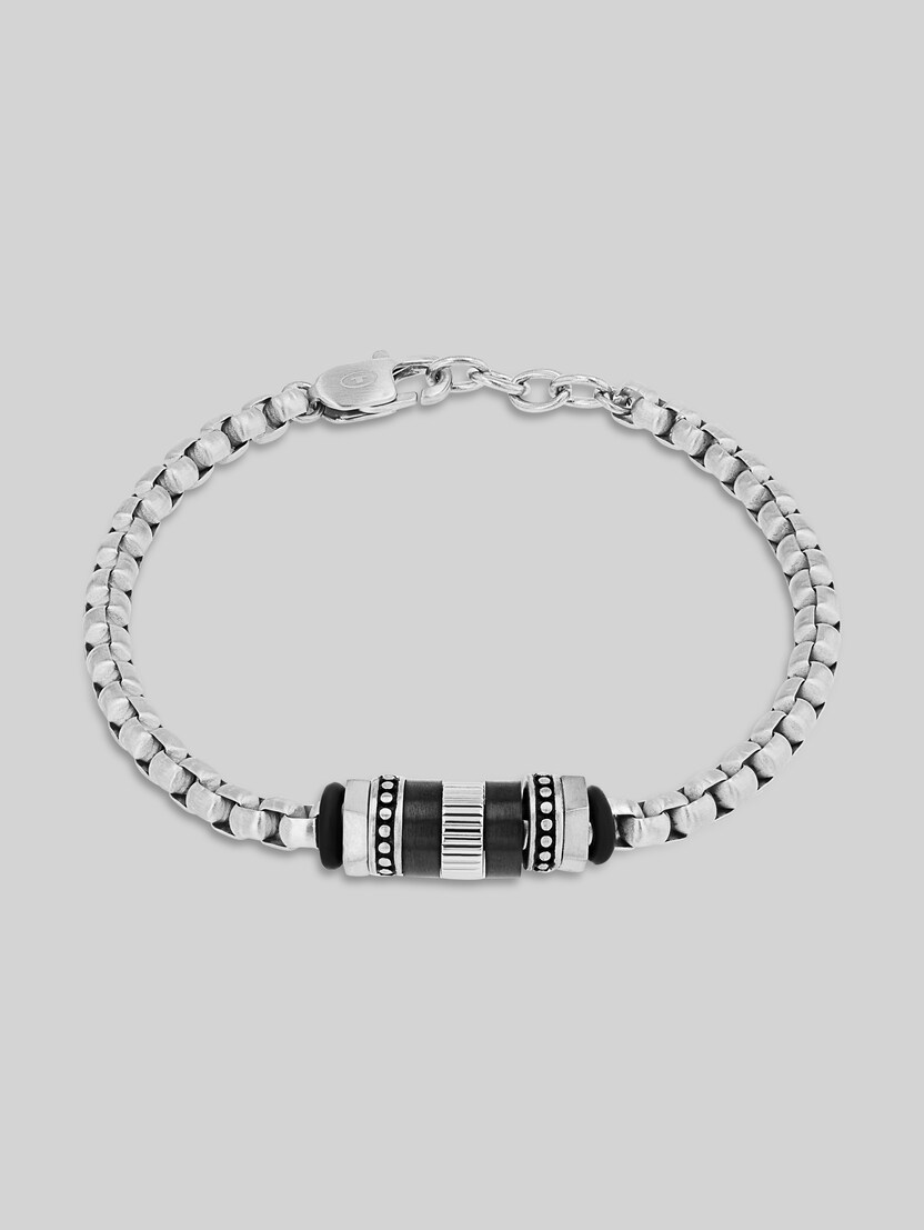 Armband aus Edelstahl silber von Men, silver