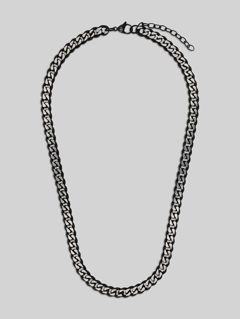 Multicolor stainless steel necklace by Men, multi-color
