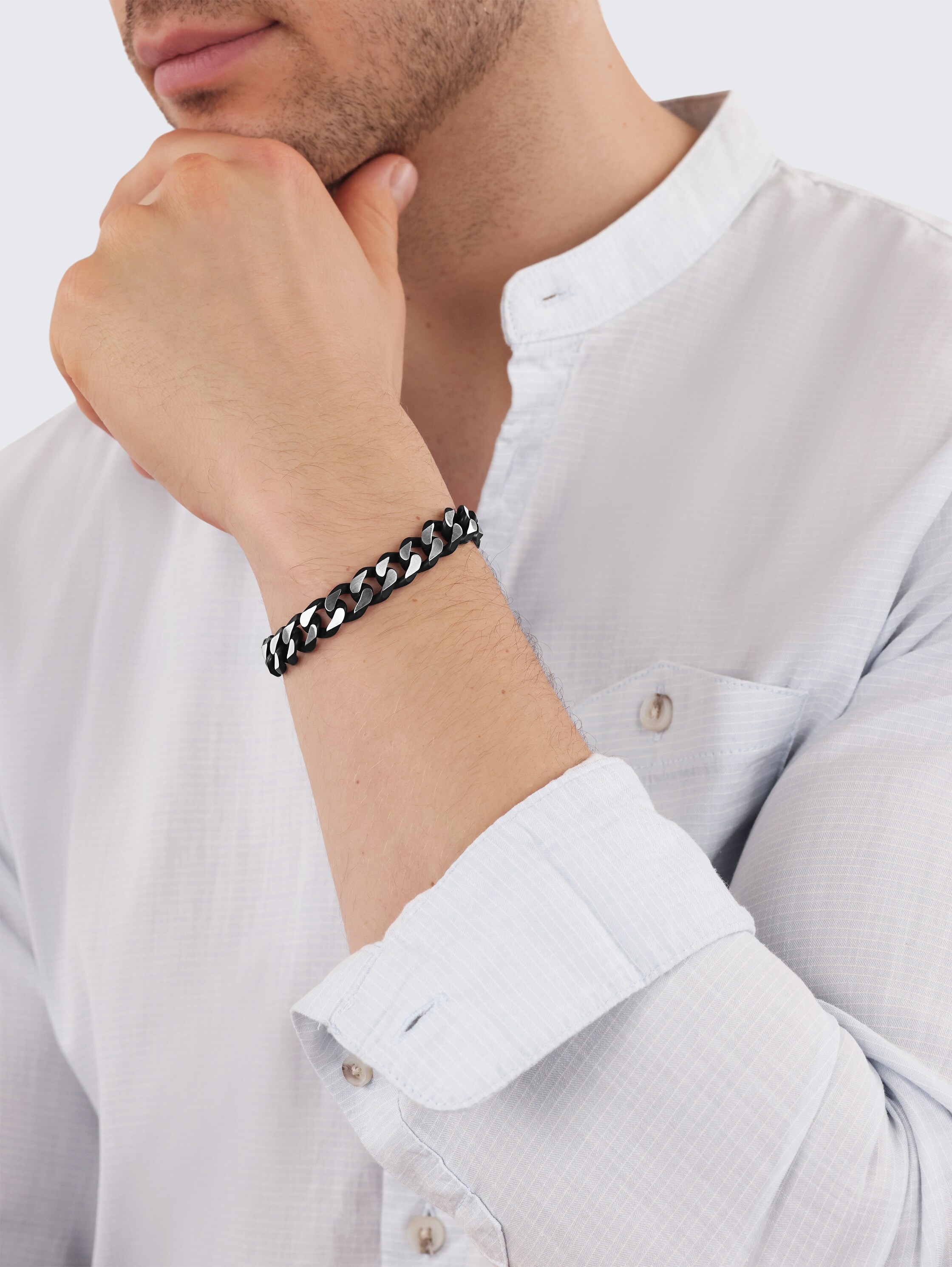 Armband aus Edelstahl merhfarbig - multicolor_1 - 