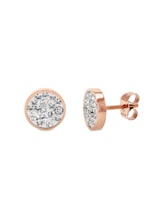 Ausgewählt, Ohrstecker aus Edelstahl rosé von Tom Tailor, rosa