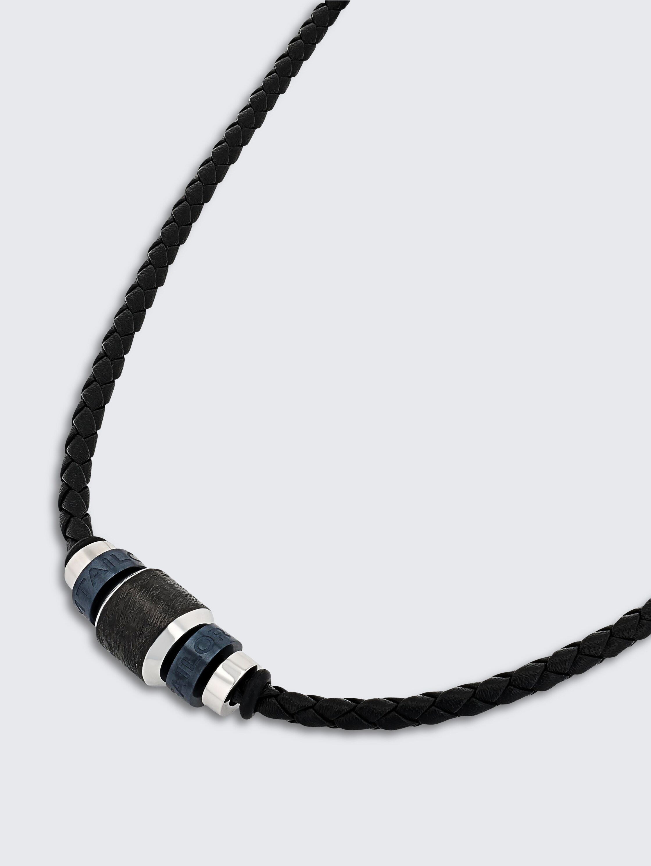 Necklace with pendant made of multicolored stainless steel - multicolor_1 - 