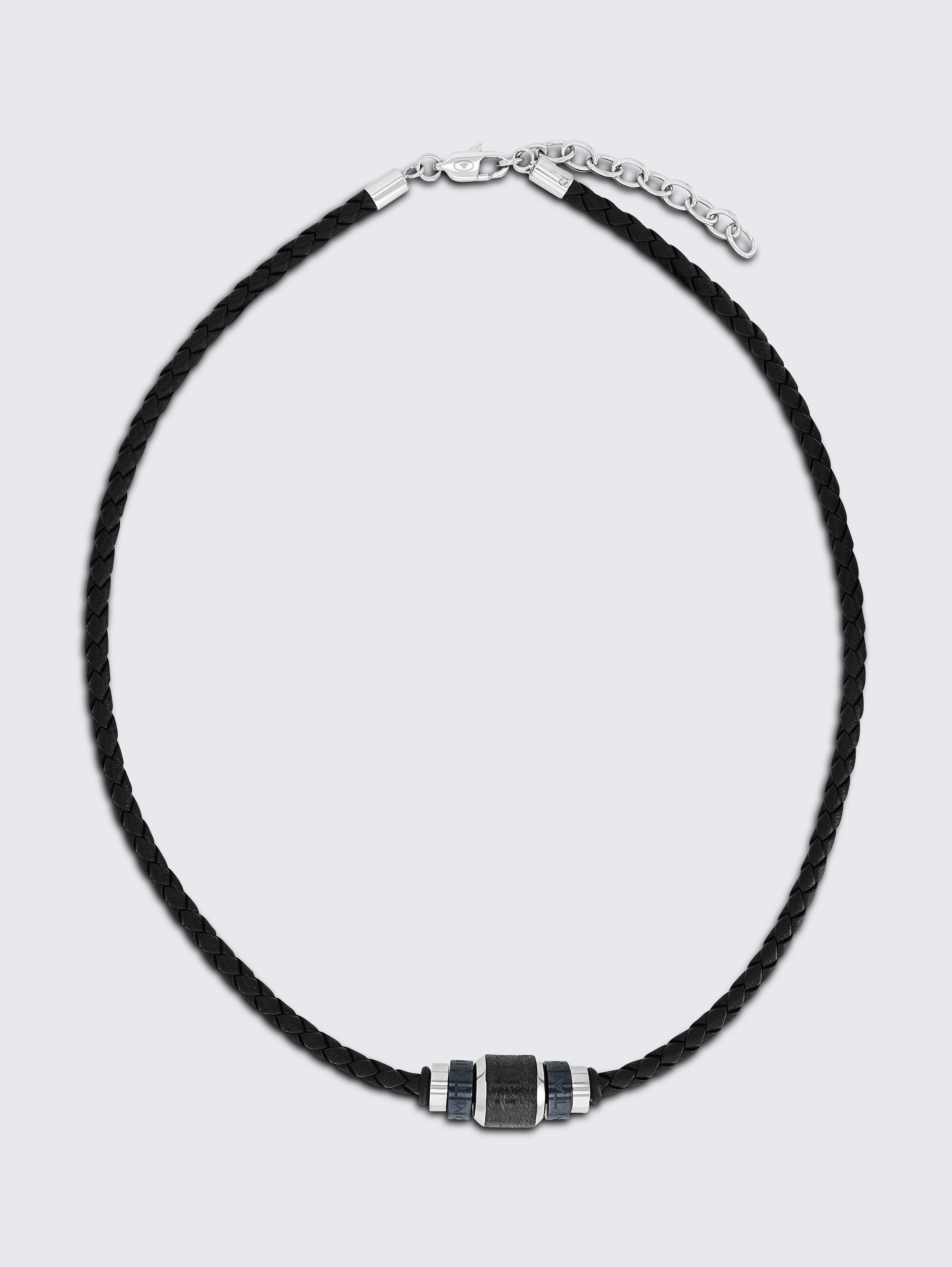 Necklace with pendant made of multicolored stainless steel - multicolor_1 - 