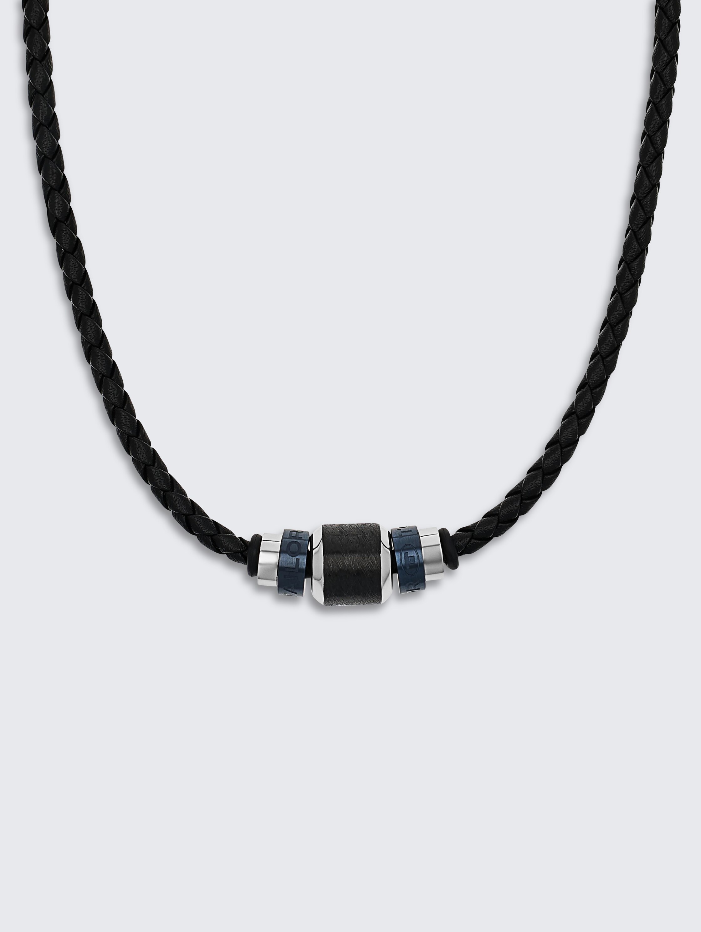 Necklace with pendant made of multicolored stainless steel - multicolor_1 - 