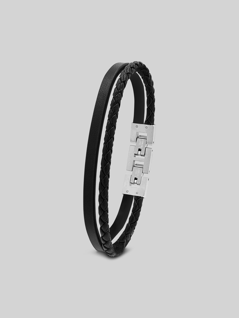 Gliederarmkette aus Edelstahl silber von Men, silver