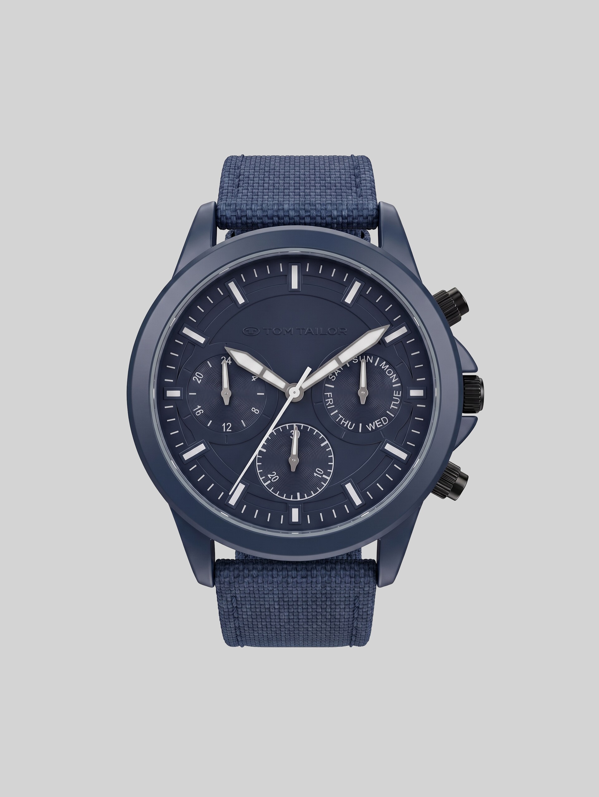 Armbanduhr Chronograph marineblau - gun