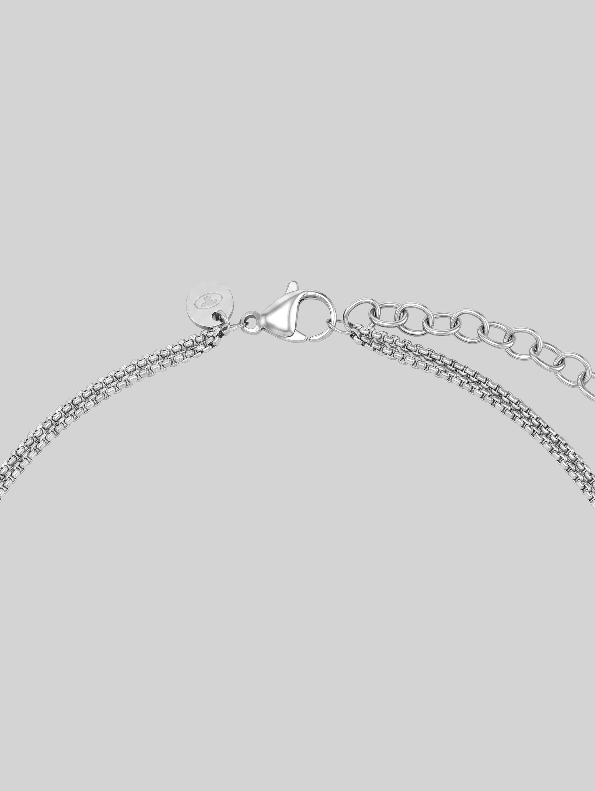 Venezianer-Halskette mit Herz-Anhänger - silver