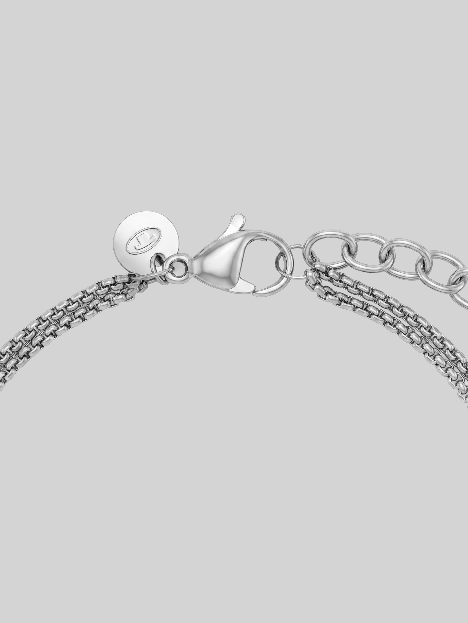 Venezianer-Armband mit Herz-Anhänger - silver